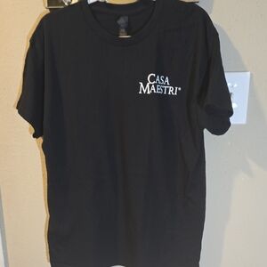 CASA MAESTRI Black Short Sleeve Men's Tee